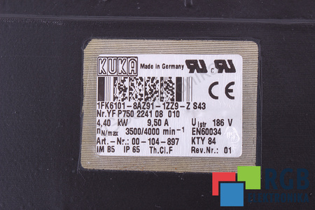 KUKA 1FK6101-8AZ91-1ZZ9-Z Z:S43 00-104-897