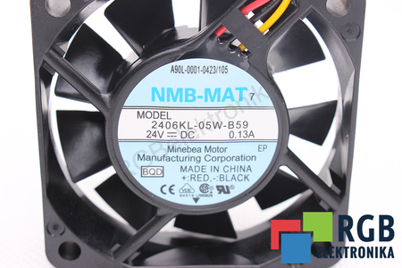 FANUC A90L-0001-0423#105 60X60X15MM, 24V, 0.13A VENTILÁTOR