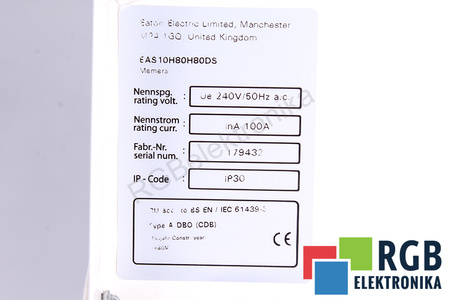 EATON IDT EAS10H80H80DS 394X223X113MM
