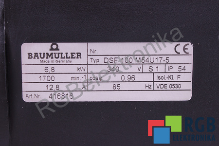 BAUMÜLLER DSF100M54U17-5 RE-21-1-A05 0.82KW