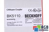 BECKHOFF BK5110 TERMINAL I/O CAN 24VDC