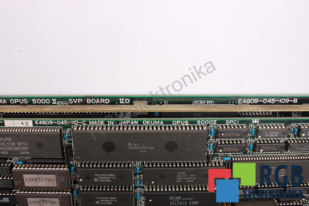 OKUMA E4809-045-109-B OPUS 5000II SVPIID E4809-045-110-C