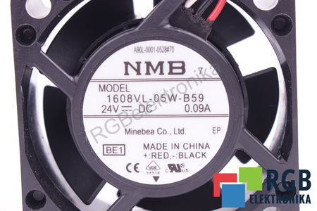 FANUC A90L-0001-0528#70 1608VL-05W-B59 40X40X20MM, 24V VENTILÁTOR