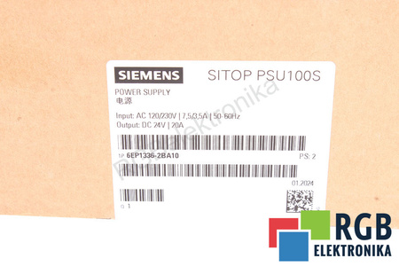 SIEMENS 6EP1336-2BA10 STOP PSU100S