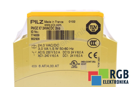 PILZ PNOZ X7 24VACDC 2N/O