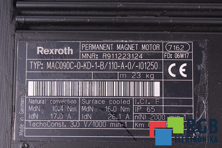 REXROTH MAC090C-0-KD-1-B/110-A-0/-I01250 R911223124