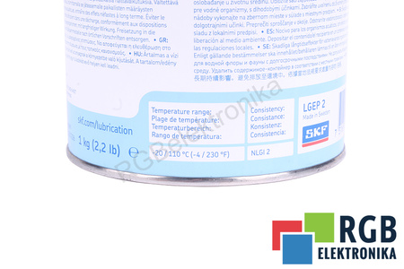 SKF LGEP 2/1 NÍZKOTEPLOTNÉ MAZIVO PRE ZAŤAŽENIE