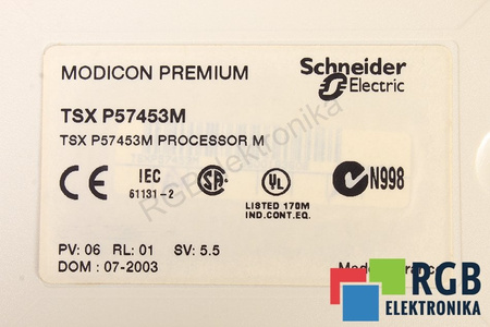 SCHNEIDER ELECTRIC TSXP57453M