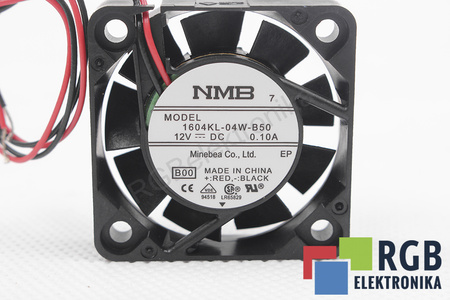 MINEBEA 1604KL-04W-B50 NMB 40X40X10MM, 12V, 0.10A VENTILÁTOR