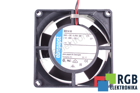 EBM PAPST 8314H 80X80X32MM, 24V VENTILÁTOR