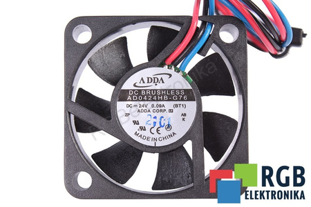 ADDA AD0424HB-G76 40X40X10MM, 24V, 0.09A VENTILÁTOR
