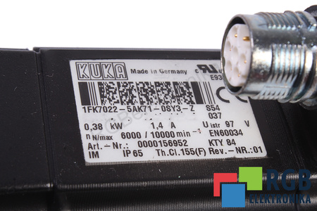 KUKA 1FK7022-5AK71-0SY3-Z Z:S54 00-156-952