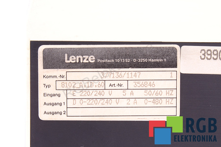 LENZE 8102_A.1D.60 8100 8102 A.1D.60