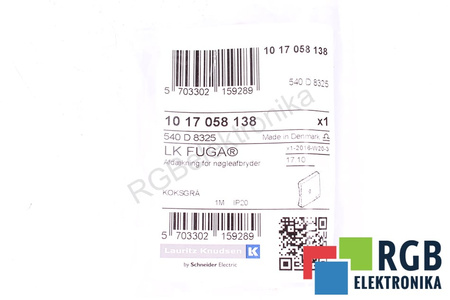 SCHNEIDER ELECTRIC 540D8325 IP20 TLAČIDLOVÝ KĽÚČ
