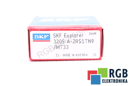 SKF 3205 A-2RS1TN9/MT33 8500RPM, 25X52X20.6 22KN, 15.3KN LOŽISKO