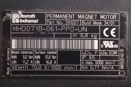 INDRAMAT MHD071B-061-PP0-UN R911281007