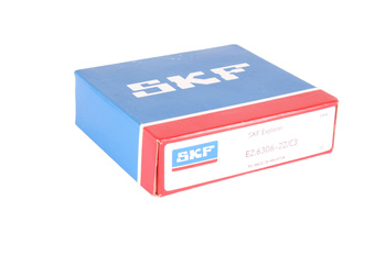 SKF E2.6306-2Z/C3 22000RPM, 12000RPM,30X72X19MM, 28.1KN, 15.6KN LOŽISKO