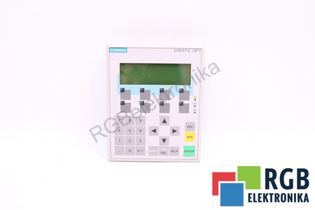 SIEMENS 6AV3607-1JC20-0AX1 SIMATIC OP7